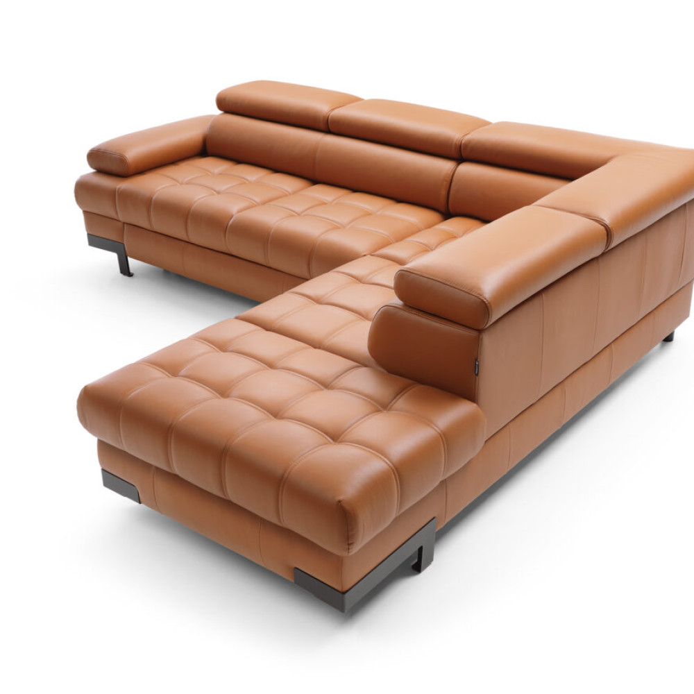 Stūra dīvāns  Selva L “Leather Collection”