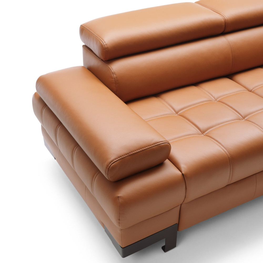 Stūra dīvāns  Selva L “Leather Collection”