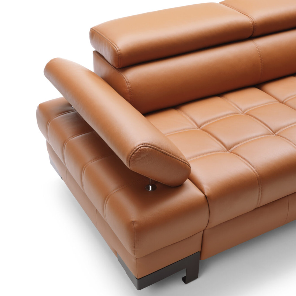 Stūra dīvāns  Selva L “Leather Collection”