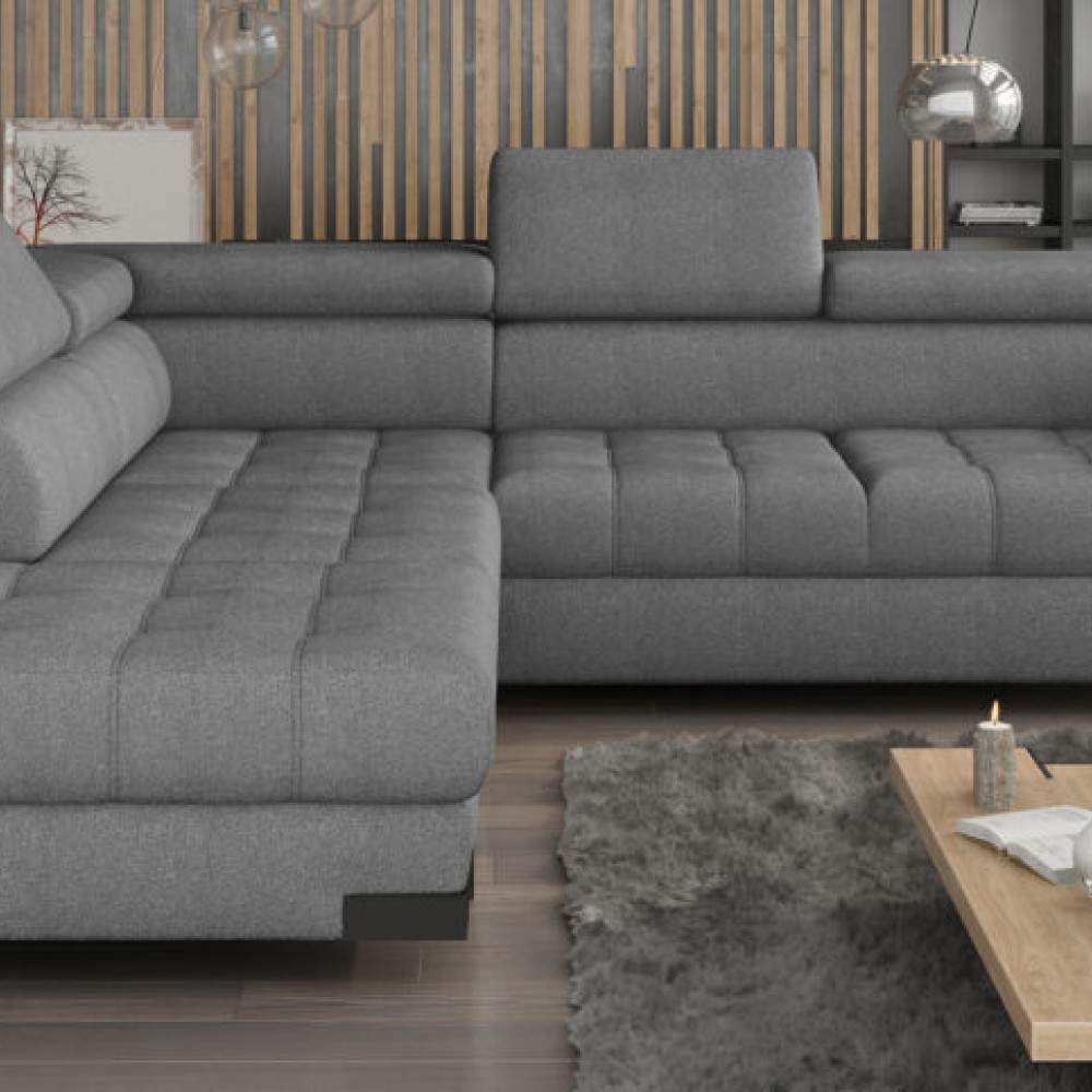 Stūra dīvāns  Selva L “Leather Collection”