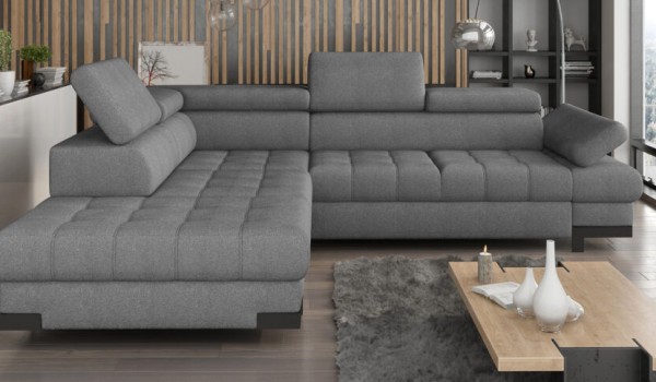 Stūra dīvāns  Selva L “Leather Collection”