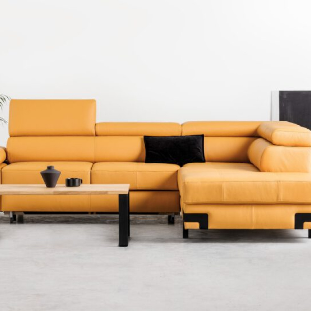 Stūra dīvāns  Emporio L “Leather Collection”