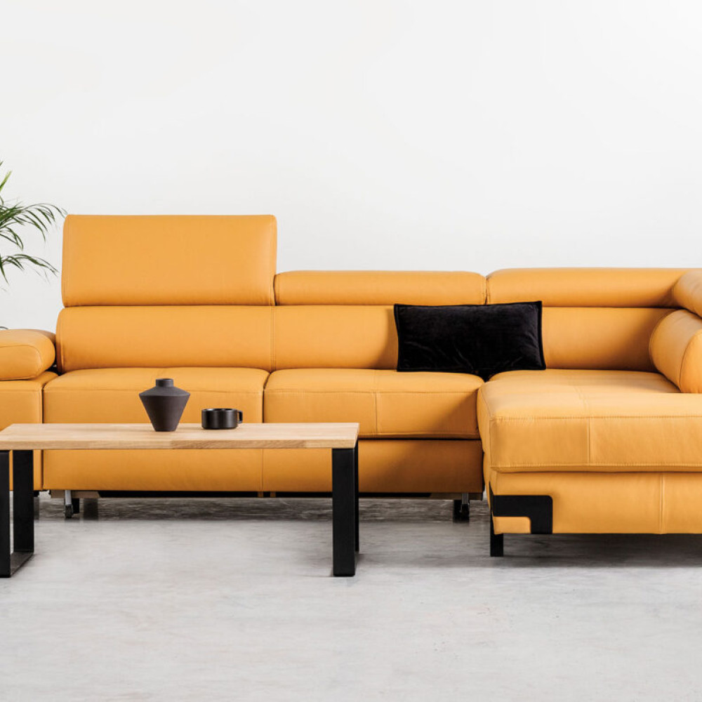 Stūra dīvāns  Emporio L “Leather Collection”