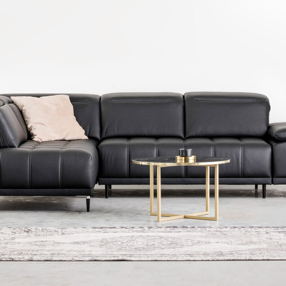 Stūra dīvāns  Focus L “Leather Collection”