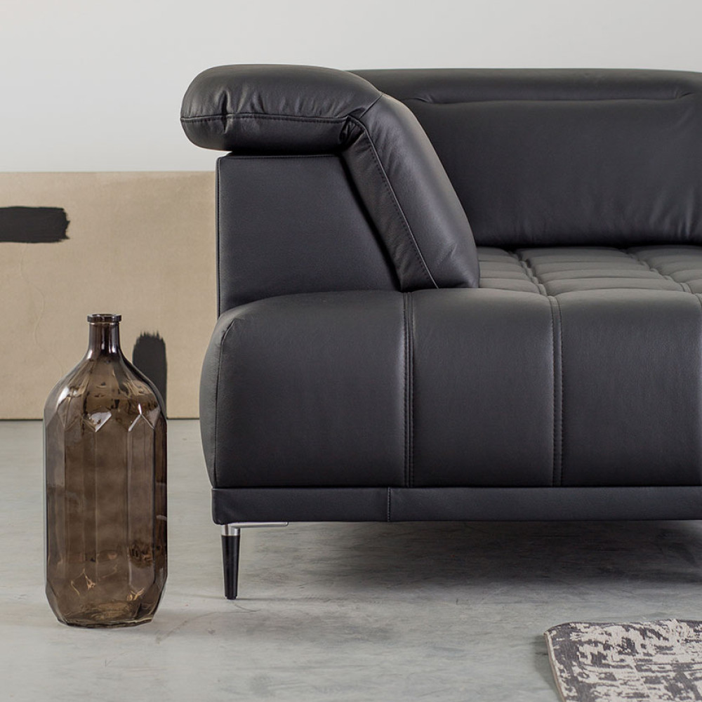 Stūra dīvāns  Focus L “Leather Collection”