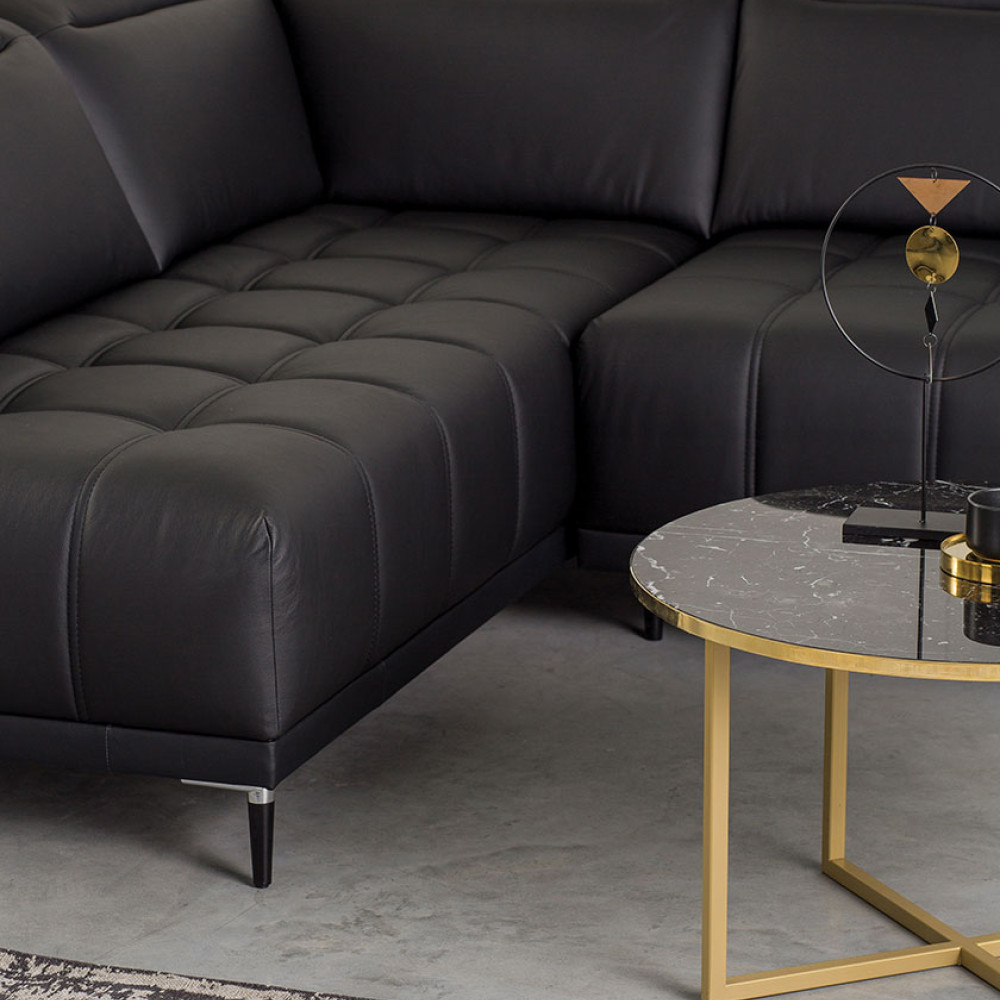 Stūra dīvāns  Focus L “Leather Collection”