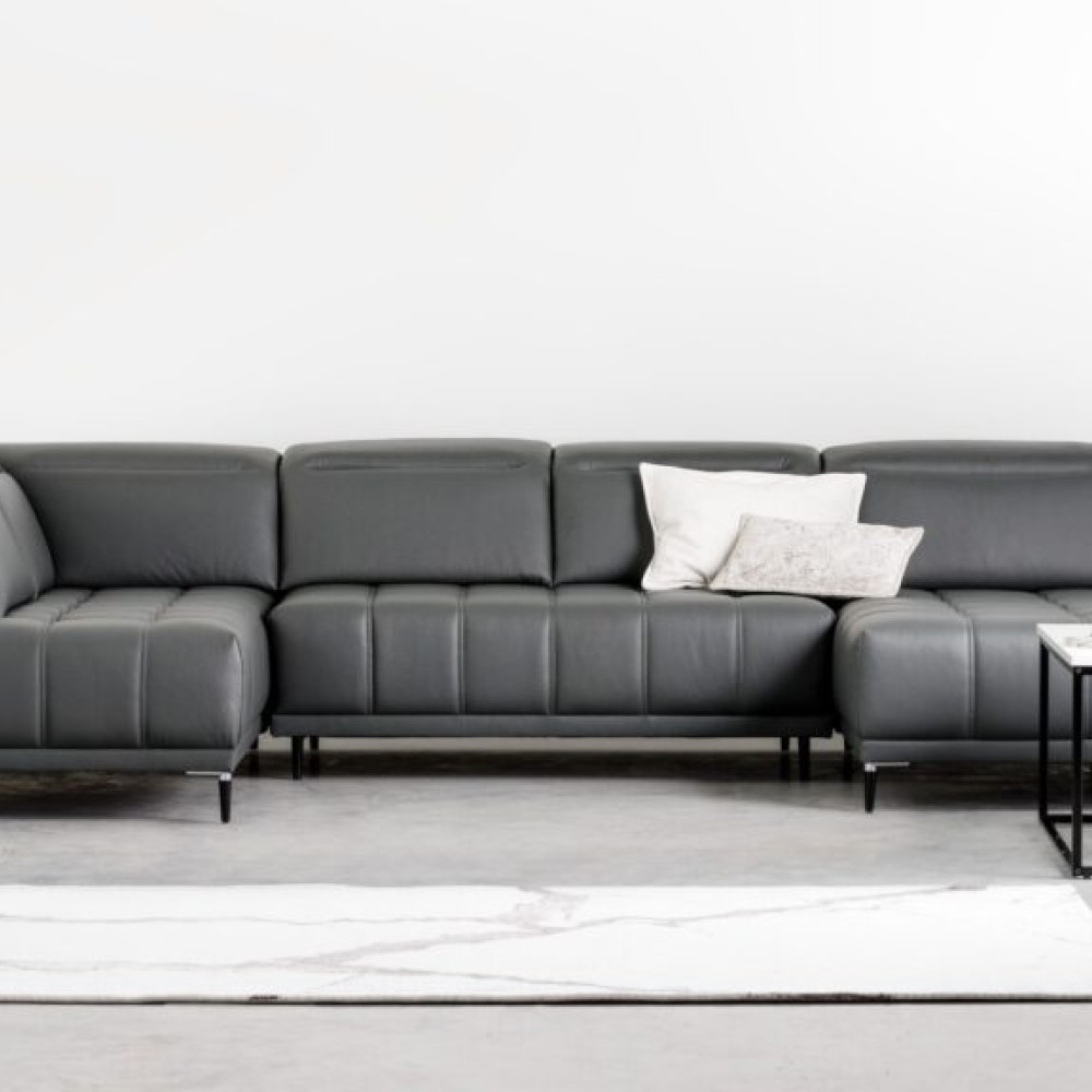 Stūra dīvāns  Focus XL “Leather Collection”
