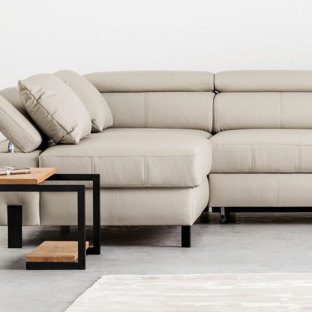 Stūra dīvāns  Molina Xl “Leather Collection”