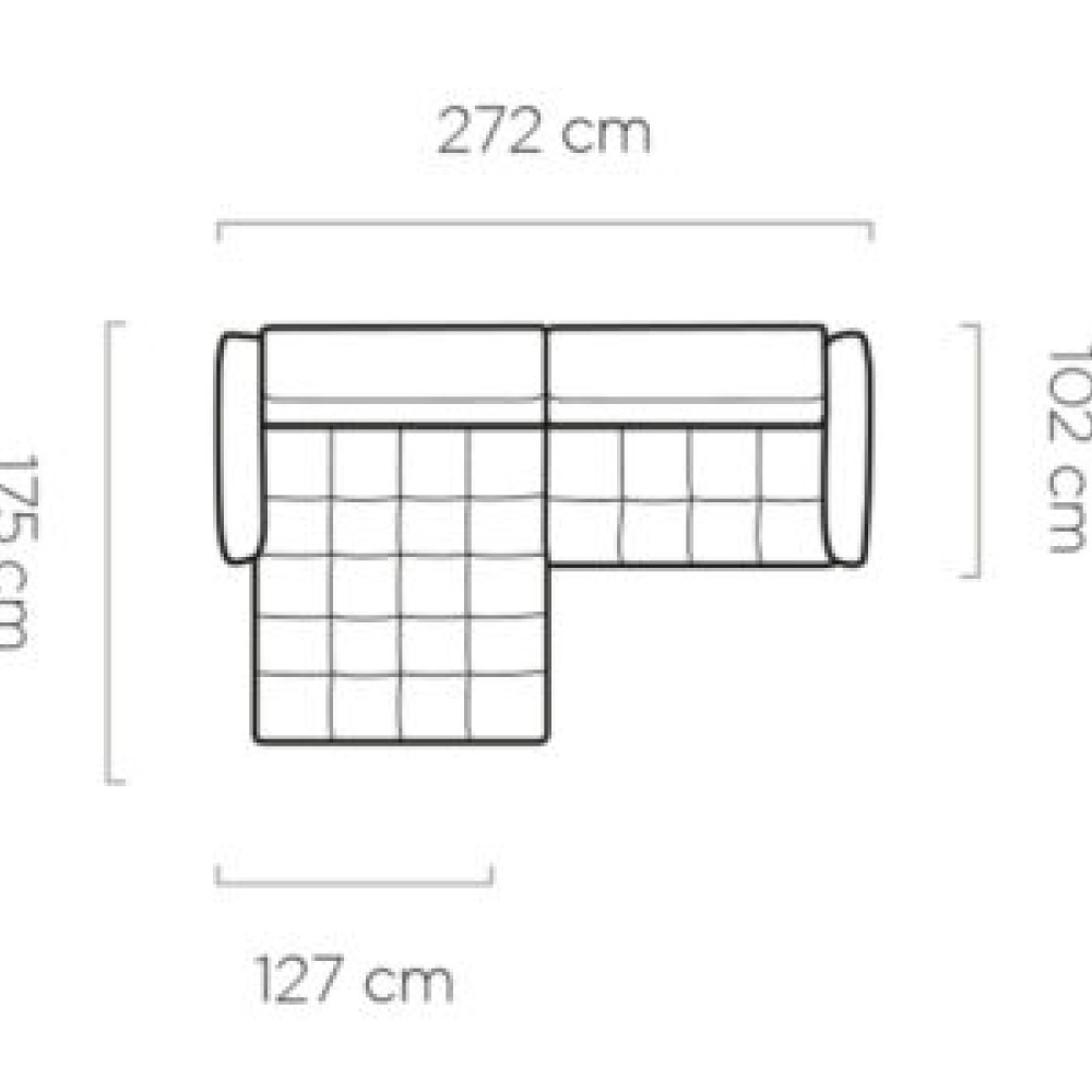 Stūra dīvāns  Cavani “Avangarde Collection”