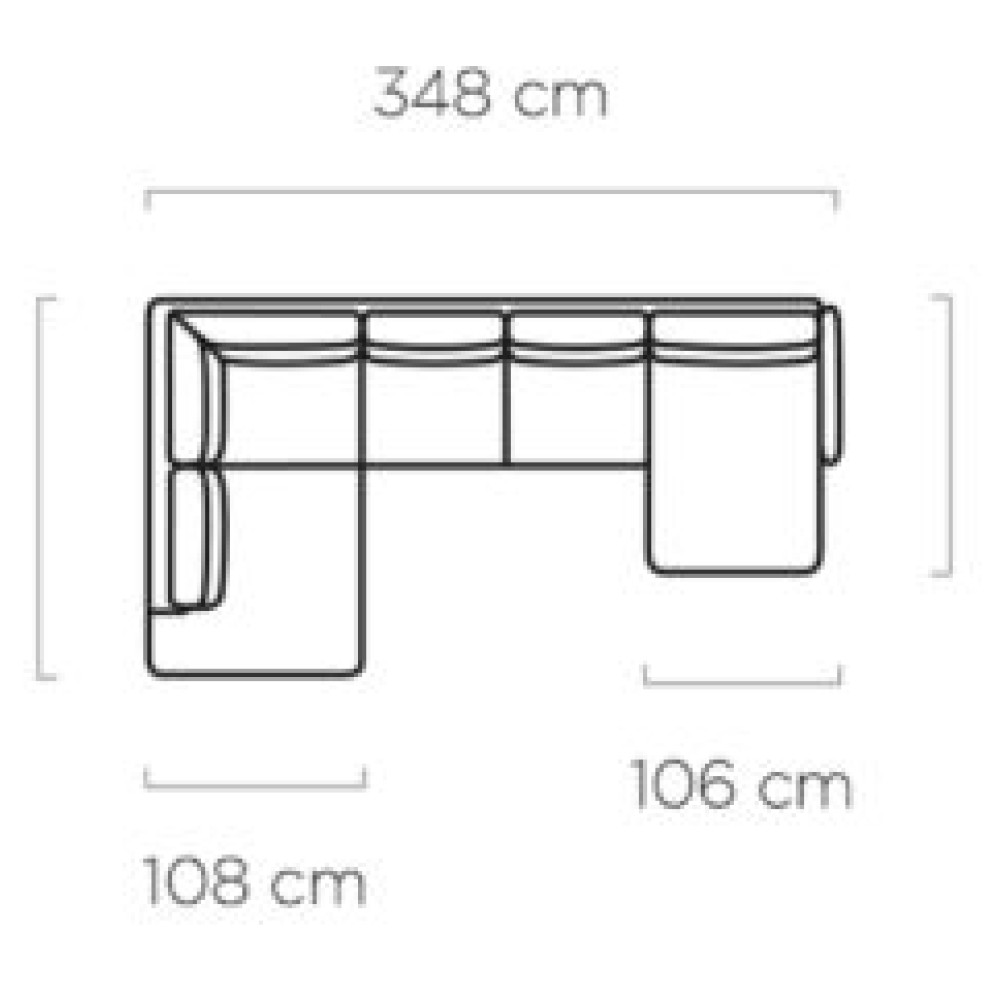 Stūra dīvāns  Mango XL “Avangarde Collection”