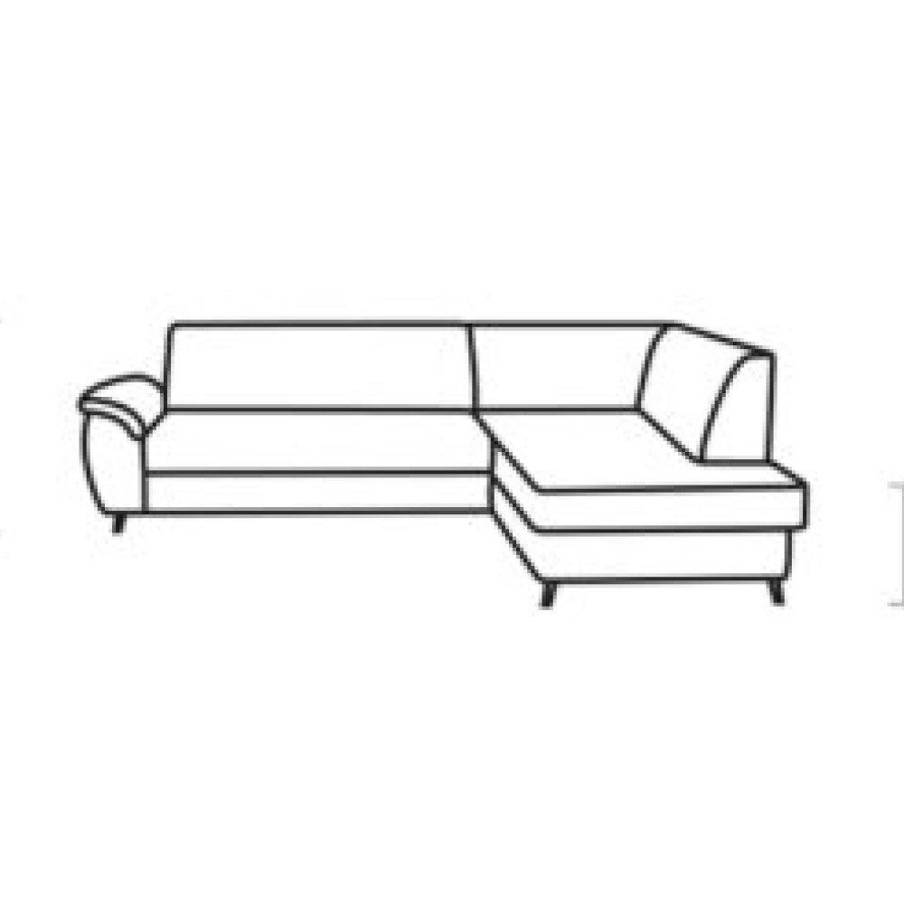 Stūra dīvāns  Mundo L “Simple Collection”