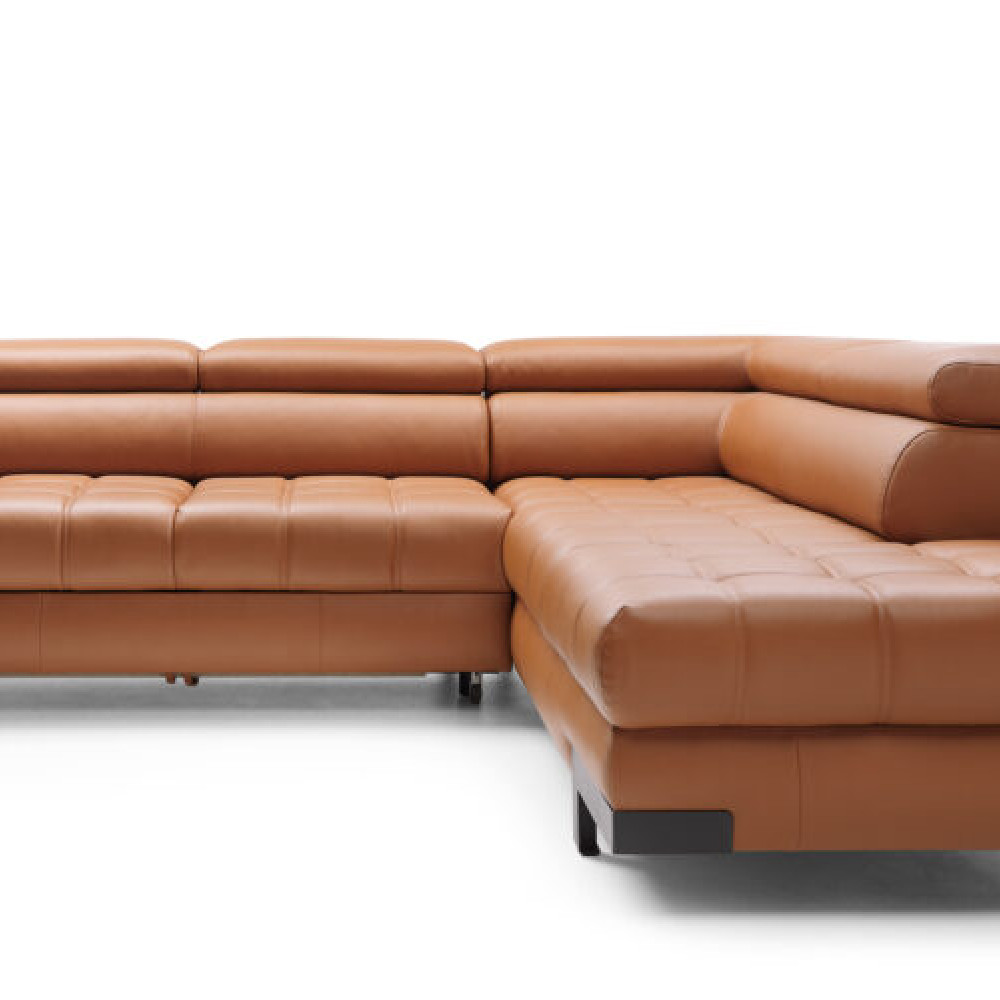 Stūra dīvāns  Selva L “Leather Collection”