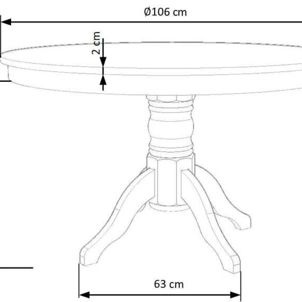 Деревянный стол GLOSTER