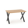 Saliekamais galds APEX dabīgais finieris 120/78 cm (pēc izvēles: darba virsmas pagarinājums)