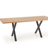 Saliekamais galds APEX dabīgais finieris 120/78 cm (pēc izvēles: darba virsmas pagarinājums)