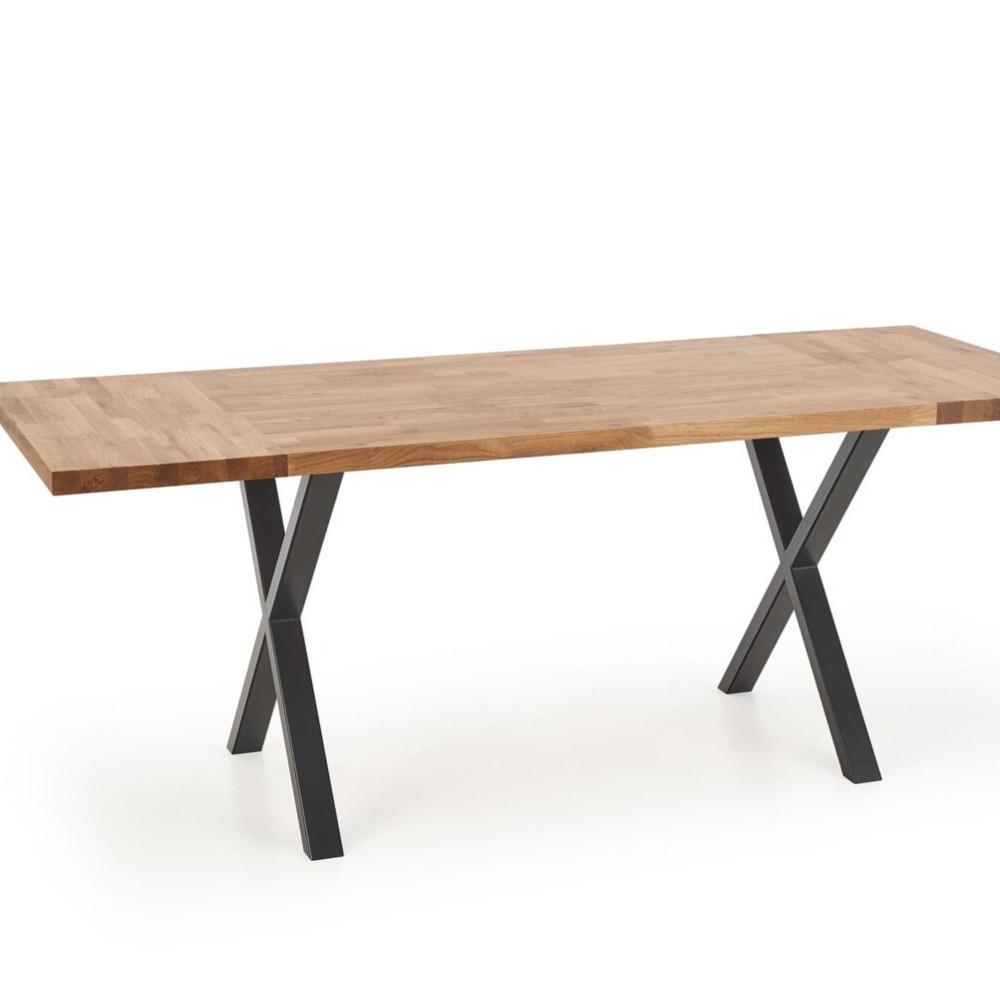 Saliekamais galds APEX masīvkoks 120/78 cm (pēc izvēles: darba virsmas pagarinājums)