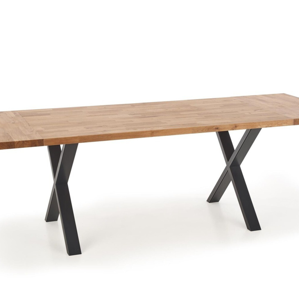 Saliekamais galds APEX masīvkoks 160/90 cm (pēc izvēles: darba virsmas pagarinājums)
