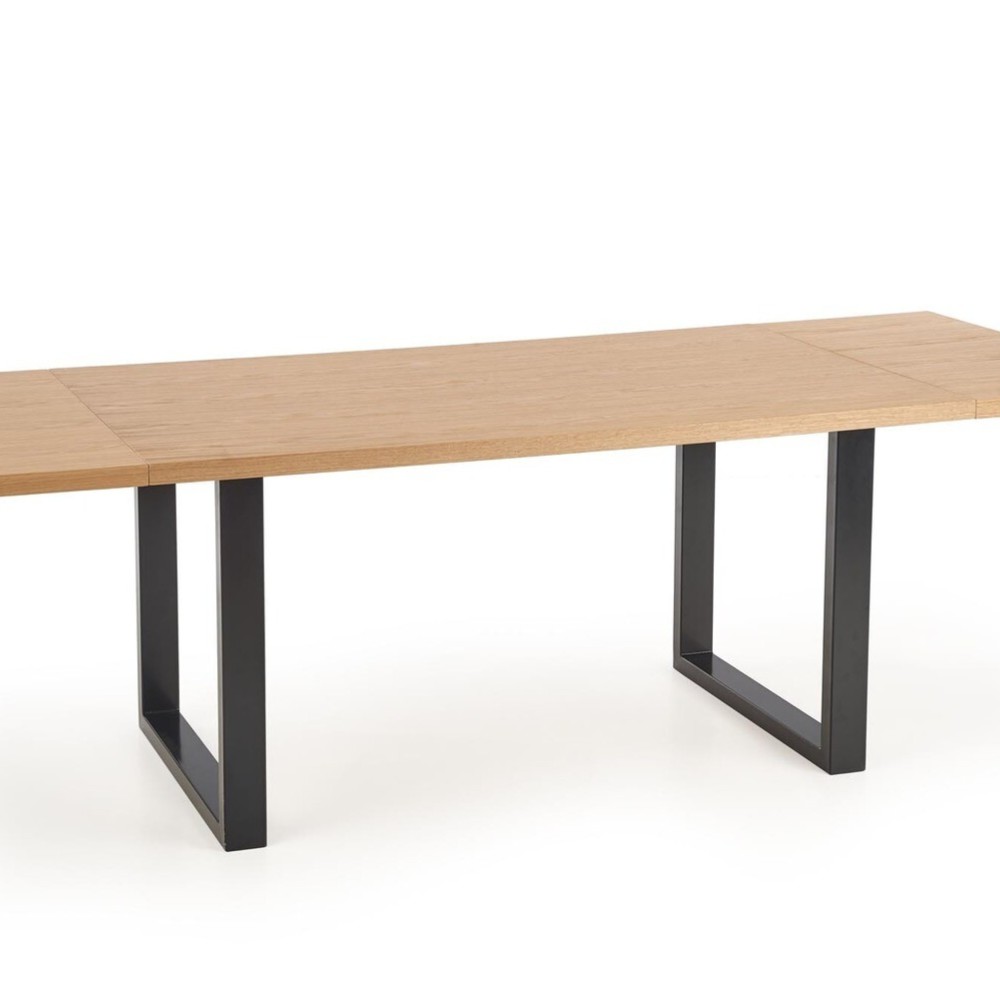 Saliekamais galds RADUS dabīgais finieris 140/85 cm (pēc izvēles: darba virsmas pagarinājums)