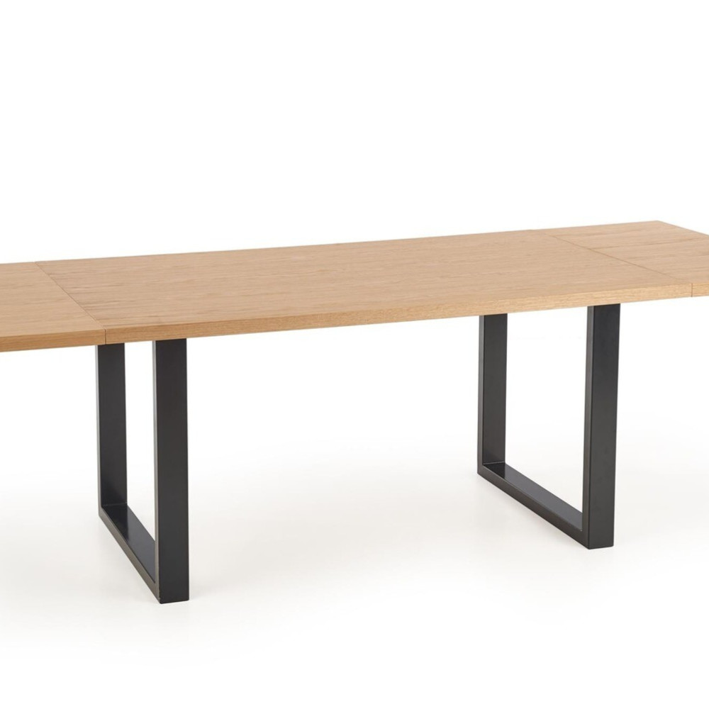 Saliekamais galds RADUS dabīgais finieris 160/90 cm (pēc izvēles: darba virsmas pagarinājums)
