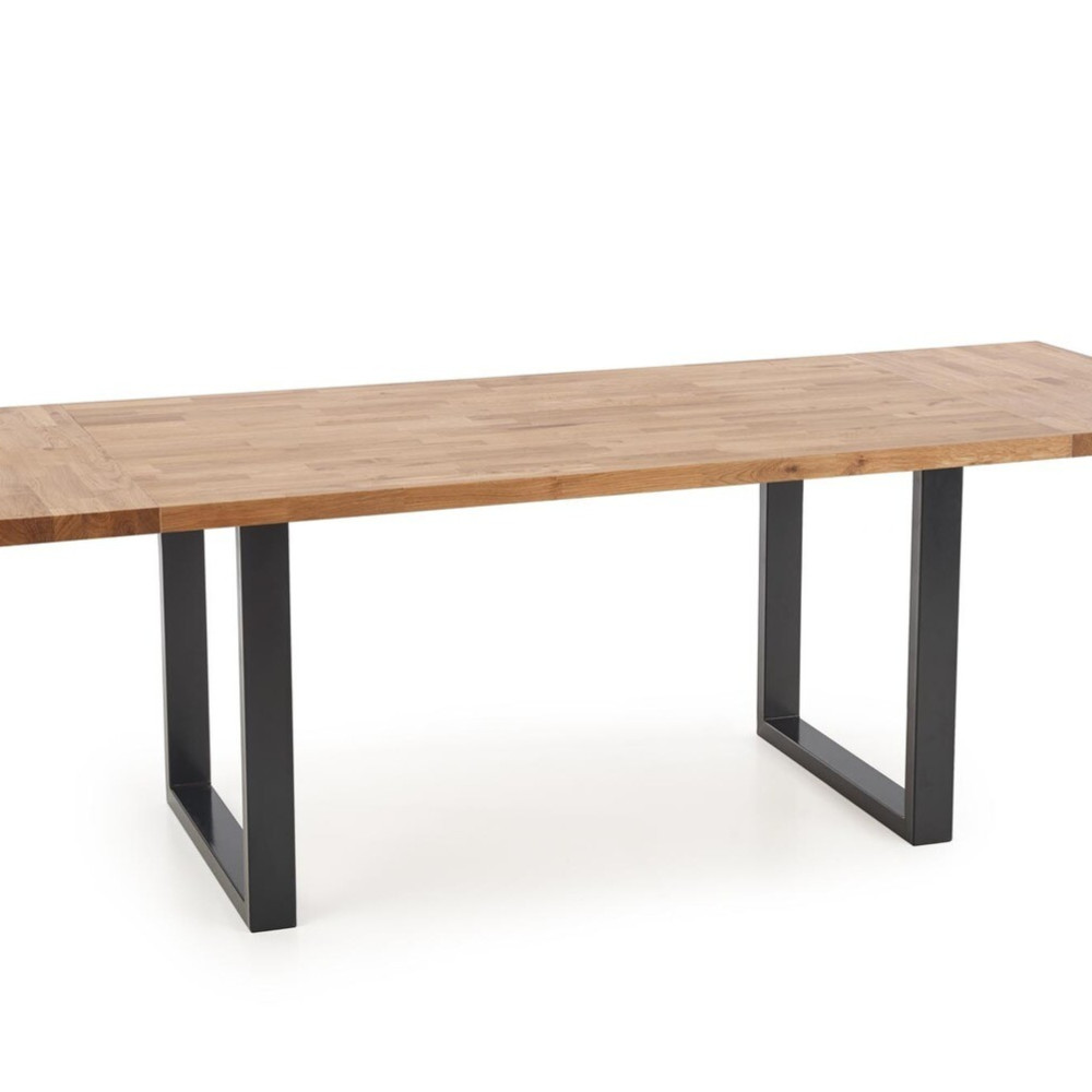Saliekamais galds RADUS masīvkoks 140/85 cm (pēc izvēles: darba virsmas pagarinājums)