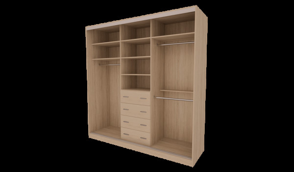 Bīdāmais skapis 3D/240