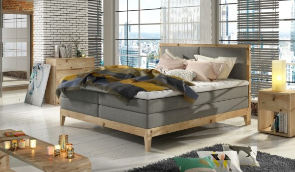 Gulta Ida  “Box springs massive wood Collection”