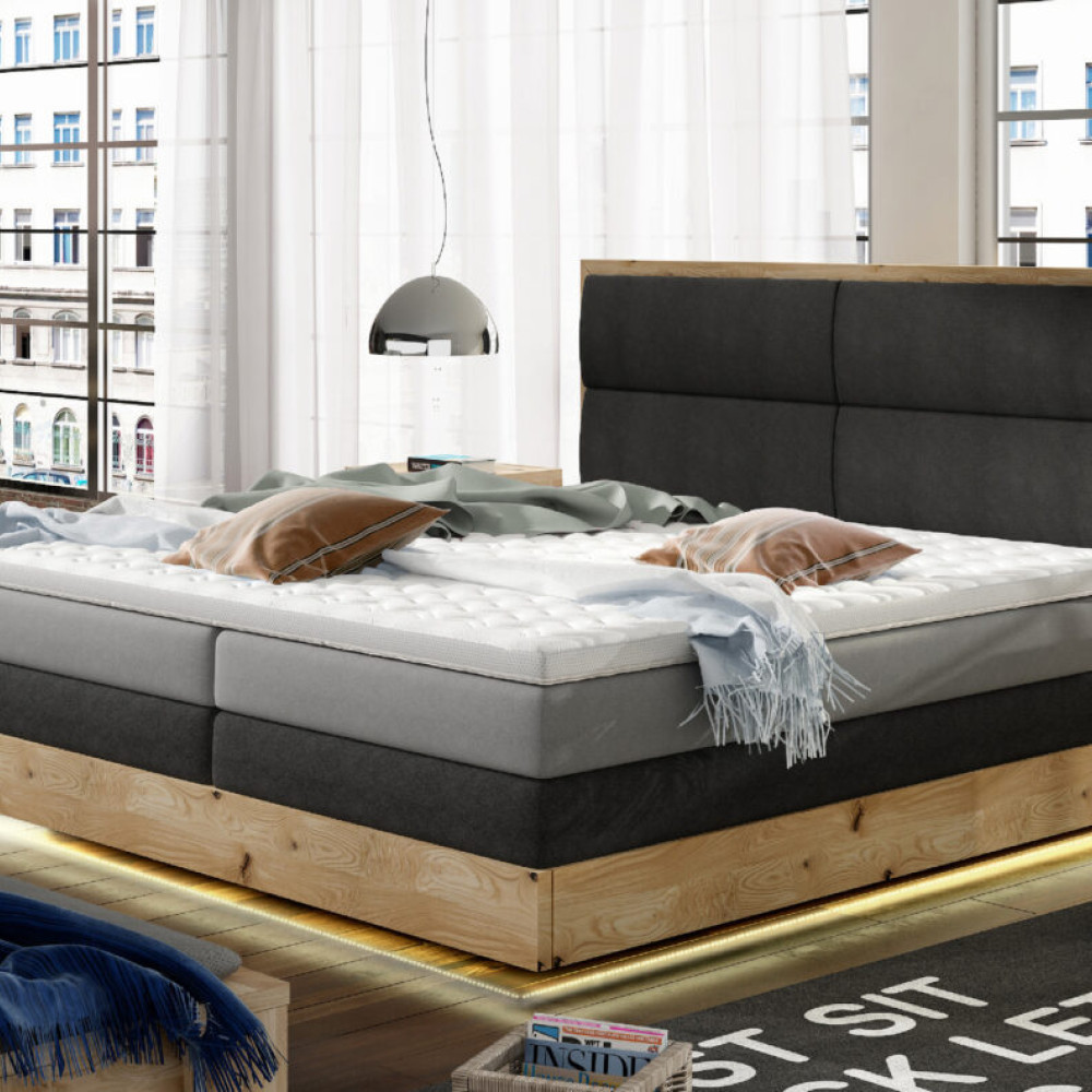 Gulta Trento LED  “Box springs massive wood Collection”