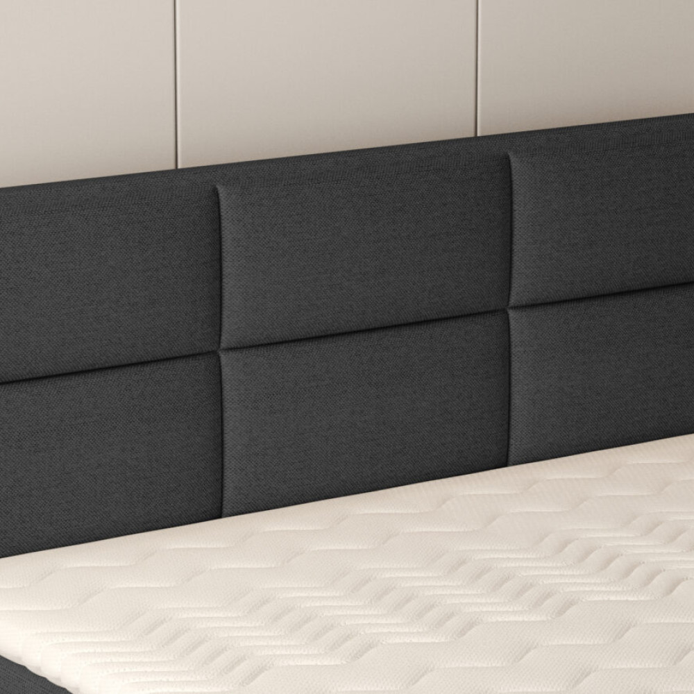 Gulta Melva no "Box springs Collection"