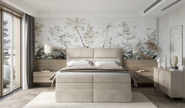 Hudson gulta no "Box springs Collection"